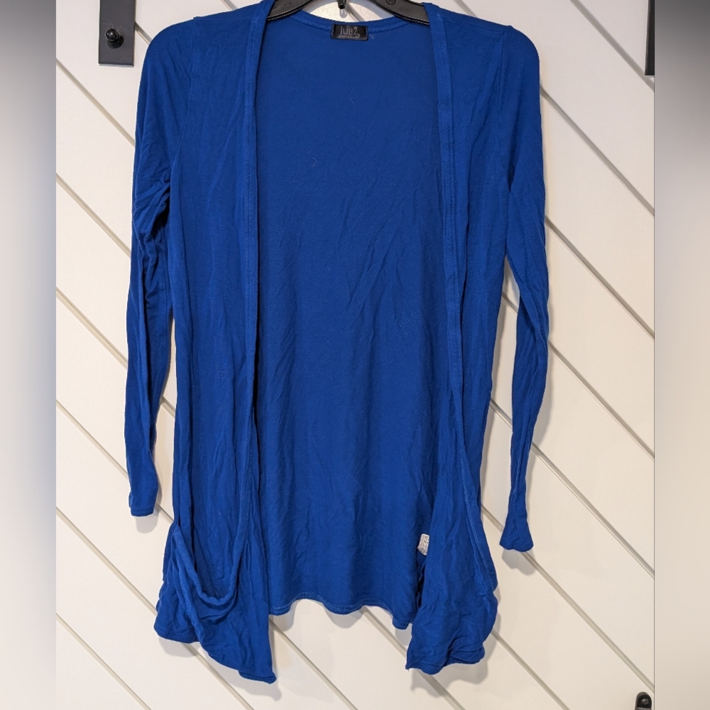 Jubz Bright Blue Cover Up Shrug Cardigan